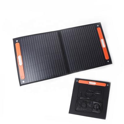 China Solar Power System Portable Solar Folding Bag Monocrystalline Silicon Solar Panels Flexible Charging System 100w for sale