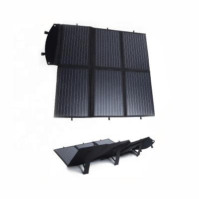 China Solar Power System Large Capacity Solar Charging Foldable Solar Panel Quotes Backpack Full Set 200w for sale