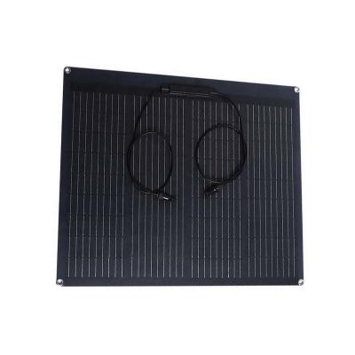 China Portable Solar Panel Full Rollable Flexible Solar Power System Price Chinese Black Mono Photovoltaic 100 W Solar Panel Home Use for sale