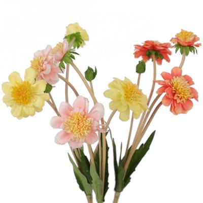 China 4 Windmill Heads Sunflower Simulation Flower Artificial Rose Export Orchid For Wedding Home Decoration Transitional Small Orchid Creativity for sale