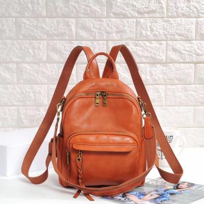 China Genuine Leather Backpacks Designer School Sports Back Bags Manufacturers High Quality Anti-theft Custom Large Brands Capacity for sale