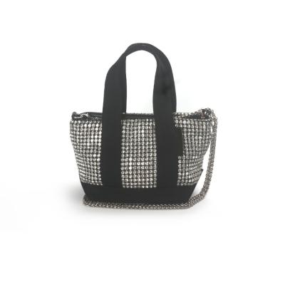 China 2022 fashion luxury rhinestone cross - body mini shoulder bags for small girls handbag china wholesale for sale