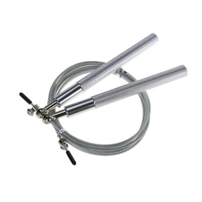 China Customizable Aluminum Wire Rope Adjustable Speed ​​Steel Wire Rope Handle Rope Handle Skipping Rope for sale