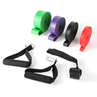 China Pure Latex Color Fitness eExercise Resistance Band for sale