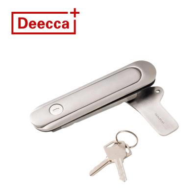 China Home Built-in Mechanical Lock Stainless Steel Special Door Handle for Bedroom Hallway Door for sale