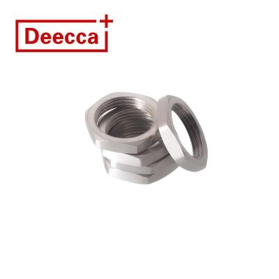 China Flat Hexagon Titanium Flange Head Nuts For Bolt And Screw, Thin Thread, Stainless Steel for sale