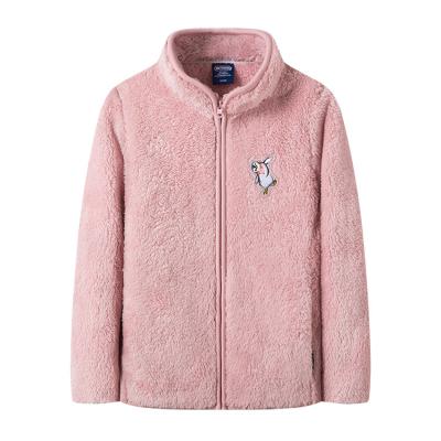 China High Quality Coral Velvet Fabric Is Autumn Winter Used Warm Comfortable Plush Clothing For Children Kids Coral Velvet Coats for sale