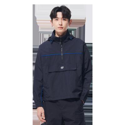 China Hot Selling High Quality Men's Half Cardigan Sport Pullover Outdoor Waterproof Jackets Viable for sale