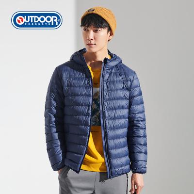 China new fashion Duck Down Jacket For Man hooded high quality Anti-wrinkle ultralight down coat for sale