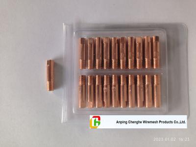 中国 CO2 welding Contact Tip M6 X 25mm 0.8mm/1.0mm/1.2mm 販売のため