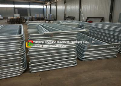 China Carbon Steel Pipe Metal Guard Rails , Civil Engineering Metal Pipe Fence for sale