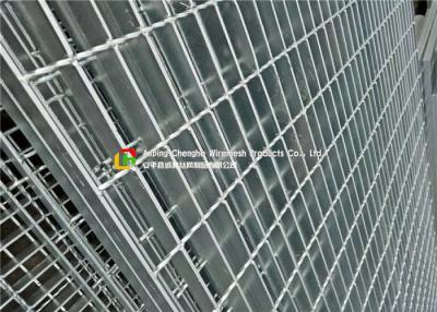 China Catwalk Metal Anti Slip Grating Serrated Surface Great Load Bearing Capacity for sale