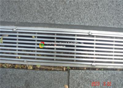 China Stainless Steel 304 Custom Metal Grates , Bearing Bar Trench Grate Covers for sale