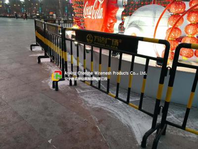 China Customized Steel Pipe Fence / Railing , Roads Galvanized Steel Fence for sale