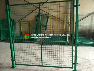 China Custom Warehouse Wire Mesh Fence / Railing 2100mm X 2400mm Panel Size for sale