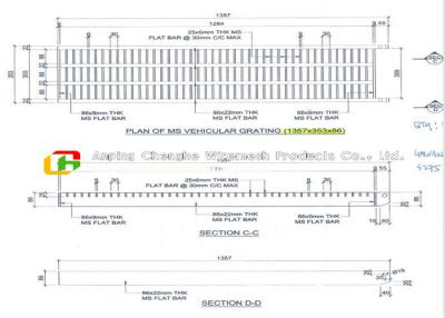 Κίνα Επαγγελματικό 22mm γαλβανισμένο κιγκλίδωμα χάλυβα για μεγάλη ράγα στη Μαλαισία προς πώληση