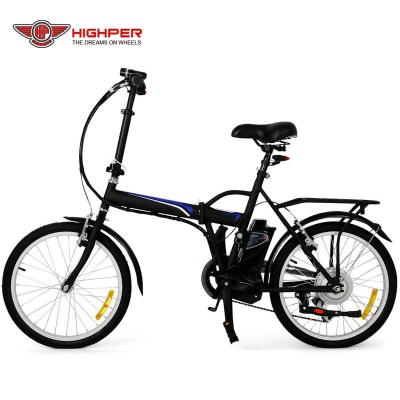 China 20 Inch Electric Bicycle 250W 24V 8AH Lithium Battery Steel Brushless Motor Electric Bikes (HP-F01) for sale