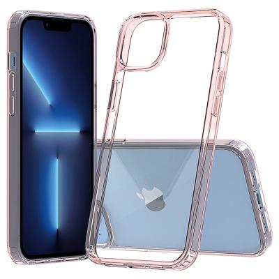 China Ultra Thin Crystal Clear Shockproof Cell Phone Case PC TPU Mobile Phone Case Fit Cover For iPhone 14 Plus for sale