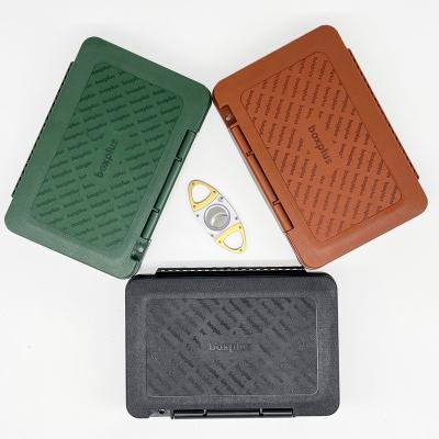 China Wholesale Waterproof Dustprooof Waterproof Shockproof Humidor Custom Humidor Plastic Hard Carrying Logo Leather Portable Travel Cigar for sale