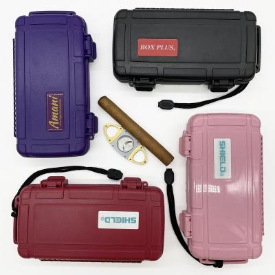 China Wholesale Custom Portable Dustprooof Cigar Case Plastic Case Hot Selling Waterproof Shockproof Travel Waterproof Case for sale