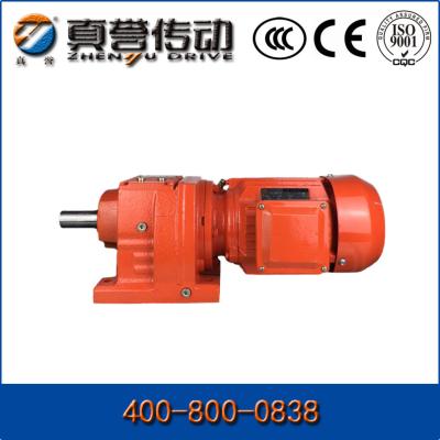 China Parallel Shaft Helical Gear Motor Efficiency , Gear Reduction Motor for sale