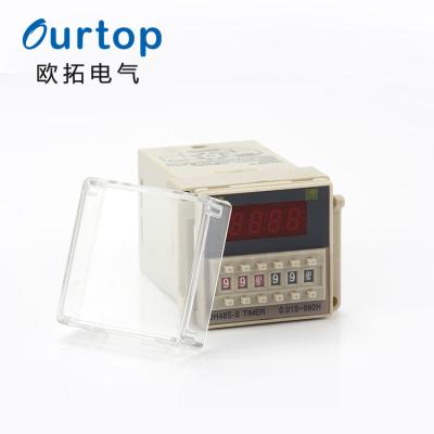 China 220V 12V DH48S-S timer relay dh48s 2z sealed time delay digital time for sale