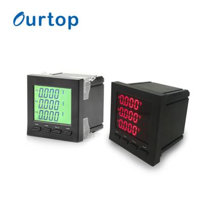 China AULTOP Voltage Manufactured Intelligent Multifunctional Products Energy Meter / Electricity Meter / KWH Meter Three Phase Meter for sale