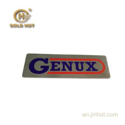 China Garment Labels Metal Logo Plate Stickers Best Viable Selling Logo For Clothes for sale