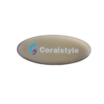 China Hot Selling Waterproof Epoxy 3D Dome Label, PU Resin Dome Sticker, Self Adhesive Logo Sticker for sale