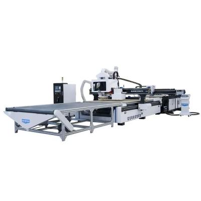 China Garment Shops 2130 Automatic Nesting CNC Router Woodworking Machinery CNC Wood Door Designing Machine With Automatic Loading And Unloading for sale