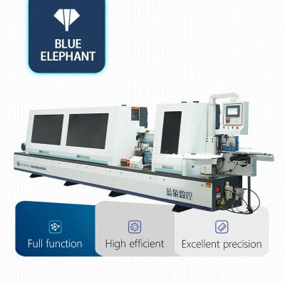 China Automatic Industrial Blue Elephant CNC PVC Melamine Edging Machine For Making Furniture Wood Product At Cost Price for sale