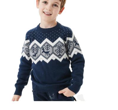 China Wholesale RTS kids boutique baby boy winter anti-shrink custom knit sweaters plain new style knitted pullover kids knitting sweater for sale