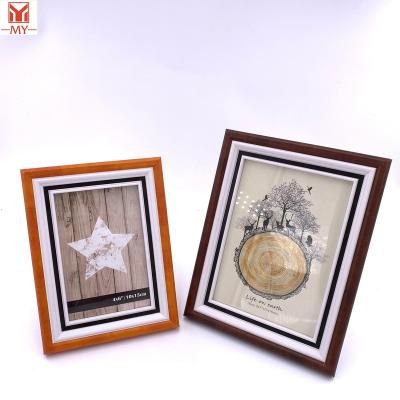 China Environmental Friendly Picture Frame Hot Sale MDF Photo Frame Solid Color Picture Display Home Bedroom Decoration Photo Frame for sale