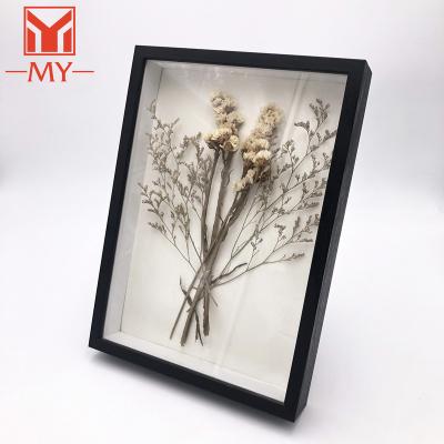 China Custom 8x13 Wall Hanging Picture Frame MDF Shade Box View Showcase Environmental Friendly MAOYUAN factory direct for sale