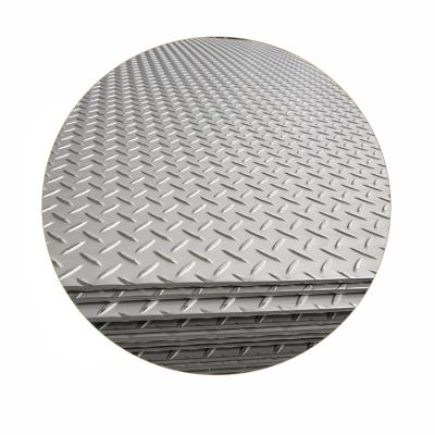 China Backing Plate Embossed Metal Sheet Alloy Custom Aluminum Tread Plate 1060 3003 Aluminum Checker Plate for sale