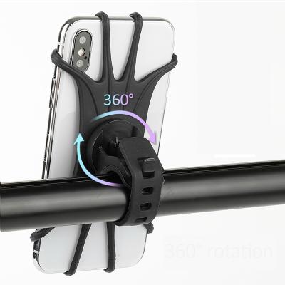 China Universal 360 Degree Bike Phone Holder Motorcycle Cell Phone Holder 360 Degree Bike Handlebar Mount Bracket for sale