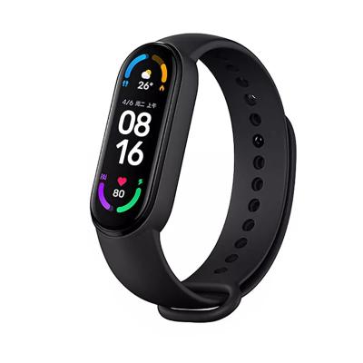 China Touch Screen Xiaomi Band 6 AMOLED Screen Blood Oxygen Heart Rate Fitness Tracker Smart Mi Band 6 Wristband Waterproof for sale