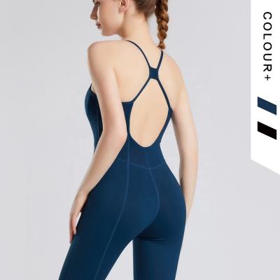 China Wholesale Breathable Breathable Yoga Jumpsuit Dance Ballet Body Shaping Jumpsuit Sports Yoga Clothing Bodycon Yoga Jumpsuit for sale