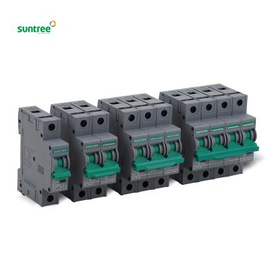 China buy 15V 1200V dc 32a 40a 50a 63amp mini single pole 2P mcb solar circuit breaker price 4.5KA for sale