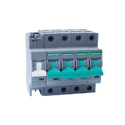 China suntree 1P 2P 3P 4P mini dc 63a 1200V 400v 15v dc mini circuit breaker price 4.5KA for sale