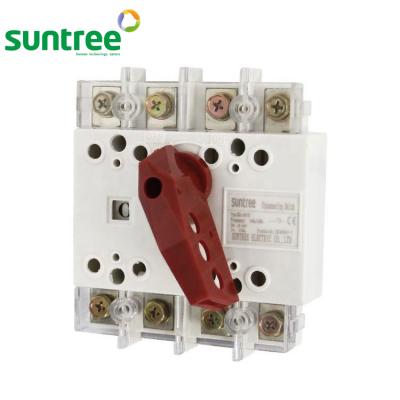 China ABS china suntree dc rotary insulator 32a 4 pole insulator ip66 price for sale