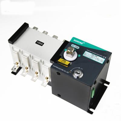 China Suntree 4P 100A Working 220V Dual Power ATS Automatic Transfer Switch Made In China SQ5 for sale