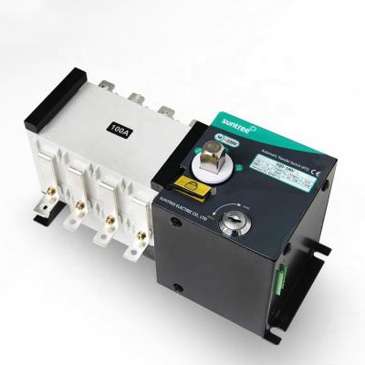 China ATS Series Generator 4P 225A Complex Contact Suntree Dc Type Double Automatic Transition Switch Price for sale