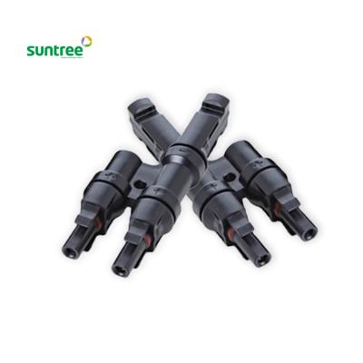 China Solar System Male and Female Connectors Electrical Connector 1P 2P 3P 4P 5P 1500VDC for sale