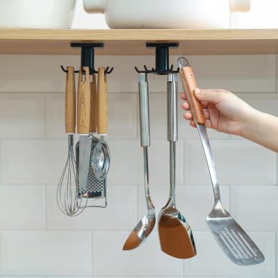 China Kitchen And Bathroom Dish Wall Hanging 6 Claw Top Position Can Be 360 ​​Degree Rotating Hook for sale