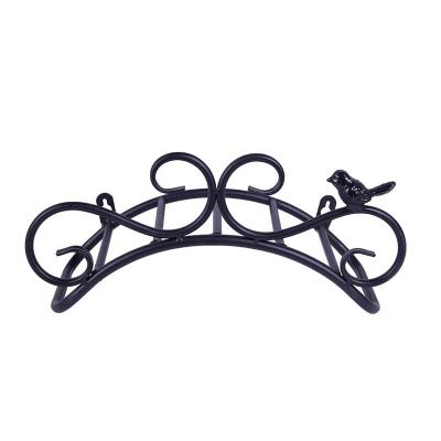 China Retro Metal Garden Iron Water Pipe Spoke Storage Wall Decoration for sale