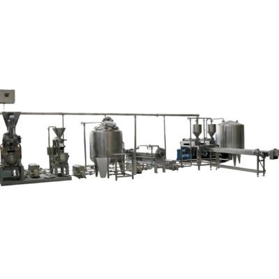 China Fully Automatic Snack Plant Peanut Butter Making Machine Line Commercial Peanut Butter Making Machine Small Plant for sale