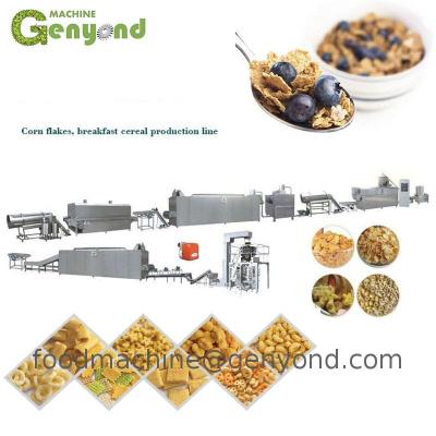 China Breakfast Cereals Sweet Peanuts Candy Cutter Stainless Steel Sticky Breakfast Cereals Corn Pops Snacks Making Machinery for sale