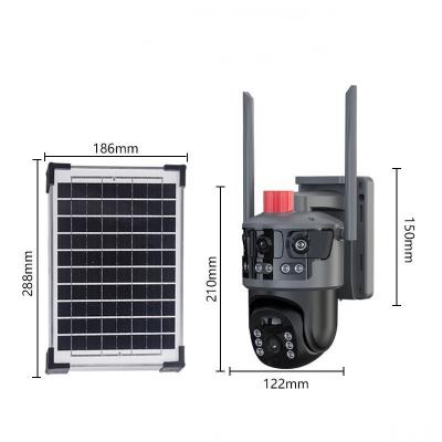 China 1080p Outdoor Solar Camera Surveillance Camera with Night Vision and Remote Viewing for sale