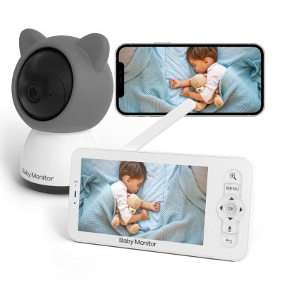 China Smart Baby Camera Monitor with Temperature Sensor Night Vision Baby Camera Monitor for sale